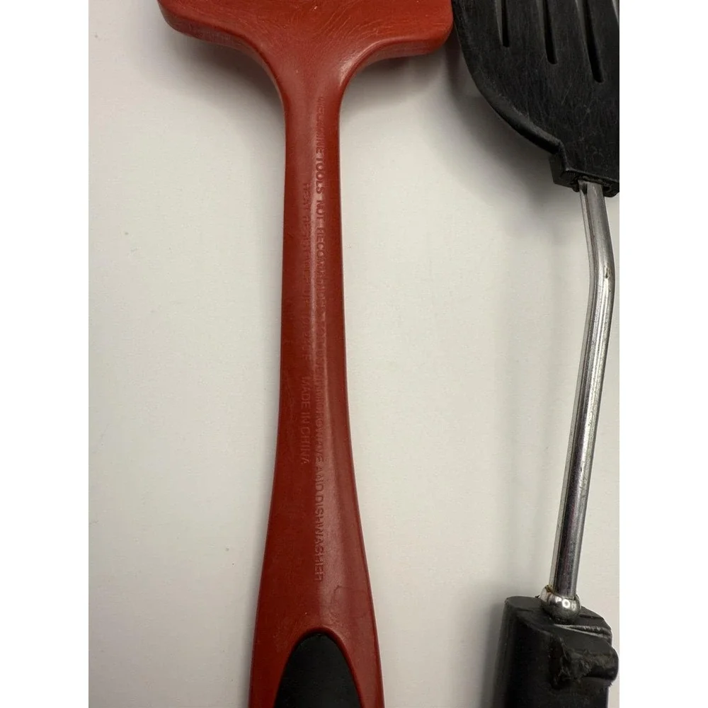 Lot Of 4 Vintage Cooking‎ Utensil Spatulas Melamine USA More